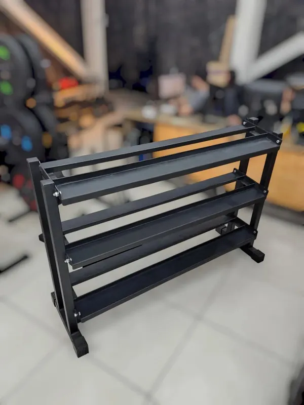 Rack de aço para halteres